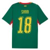 Senegal Sarr 18 Fotbollströjor Borta tröja World Cup 2026 Kortärmad