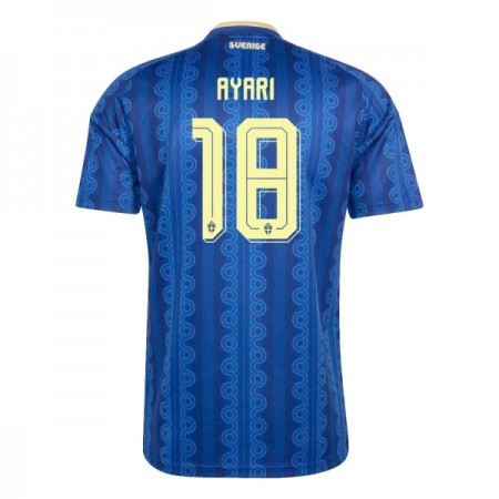 Sverige Ayari 18 Fotbollströjor Borta tröja World Cup 2026 Kortärmad