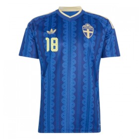 Sverige Ayari 18 Fotbollströjor Borta tröja World Cup 2026 Kortärmad