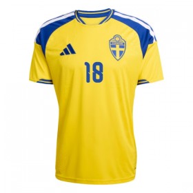 Sverige Ayari 18 Fotbollströjor Hemma tröja World Cup 2026 Kortärmad