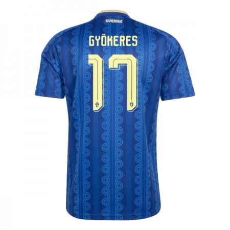Sverige Gyokeres 17 Fotbollströjor Borta tröja World Cup 2026 Kortärmad