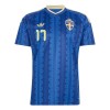Sverige Gyokeres 17 Fotbollströjor Borta tröja World Cup 2026 Kortärmad