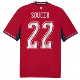 Tjeckien Soucek 22 Fotbollströjor Hemma tröja World Cup 2026 Kortärmad