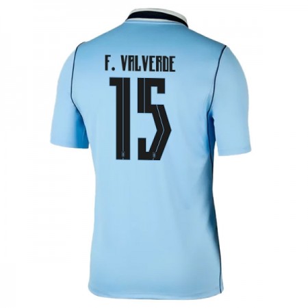 Uruguay Federico Valverde 15 Fotbollströjor Hemma tröja World Cup 2026 Kortärmad Uruguay Federico Valverde 15 Fotbollströjor Hemma tröja World Cup 2026 Kortärmad