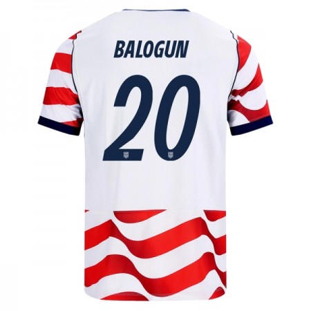 USA Balogun 20 Fotbollströjor Hemma tröja World Cup 2026 Kortärmad