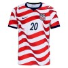 USA Balogun 20 Fotbollströjor Hemma tröja World Cup 2026 Kortärmad