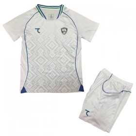 Uzbekistan Fotbollströjor Barn Borta tröja World Cup 2026 Kortärmad