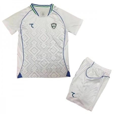 Uzbekistan Fotbollströjor Barn Borta tröja World Cup 2026 Kortärmad
