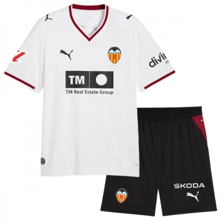 Valencia CF Fotbollströjor Barn Hemma tröja 2026-27 Kortärmad
