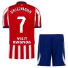 Atlético Madrid Griezmann 7 Fotbollströjor Barn Hemma tröja 2026-27 Kortärmad