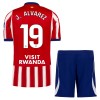 Atlético Madrid J. Alvarez 19 Fotbollströjor Barn Hemma tröja 2026-27 Kortärmad