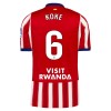 Atlético Madrid Koke 6 Fotbollströjor Hemma tröja 2026-27 Kortärmad Atlético Madrid Koke 6 Fotbollströjor Hemma tröja 2026-27 Kortärmad