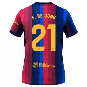 FC Barcelona F. De Jong 21 Fotbollströjor Hemma tröja 2026-27 Kortärmad