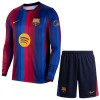 FC Barcelona Fotbollströjor Barn Hemma tröja 2026-27 Långärmad