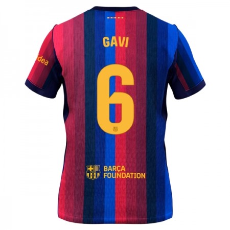 FC Barcelona Gavi 6 Fotbollströjor Hemma tröja 2026-27 Kortärmad