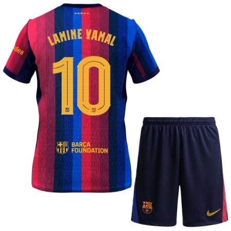 FC Barcelona Lamine Yamal 10 Fotbollströjor Barn Hemma tröja 2026-27 Kortärmad FC Barcelona Lamine Yamal 10 Fotbollströjor Barn Hemma tröja 2026-27 Kortärmad