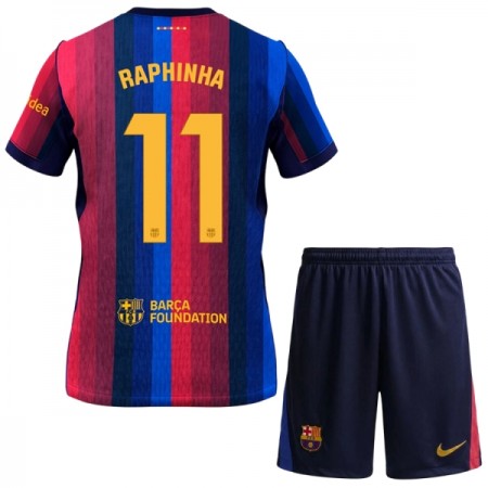 FC Barcelona Raphinha 11 Fotbollströjor Barn Hemma tröja 2026-27 Kortärmad FC Barcelona Raphinha 11 Fotbollströjor Barn Hemma tröja 2026-27 Kortärmad