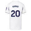 Tottenham Hotspur Kudus 20 Fotbollströjor Hemma tröja 2026-27 Kortärmad