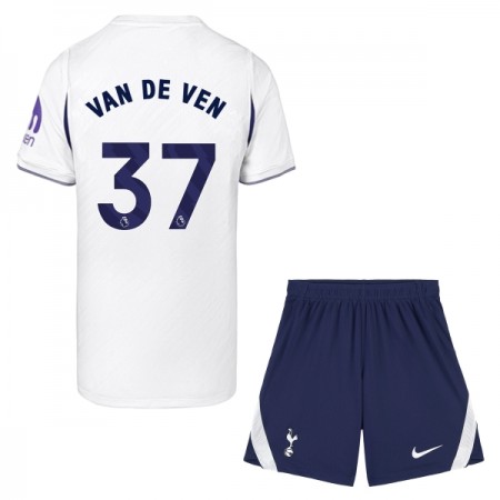 Tottenham Hotspur Van De Ven 37 Fotbollströjor Barn Hemma tröja 2026-27 Kortärmad