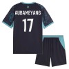 Olympique de Marseille Aubameyang 17 Fotbollströjor Barn Borta tröja 2026-27 Kortärmad