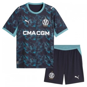 Olympique de Marseille Aubameyang 17 Fotbollströjor Barn Borta tröja 2026-27 Kortärmad