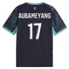 Olympique de Marseille Aubameyang 17 Fotbollströjor Borta tröja 2026-27 Kortärmad