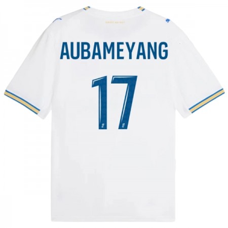 Olympique de Marseille Aubameyang 17 Fotbollströjor Hemma tröja 2026-27 Kortärmad