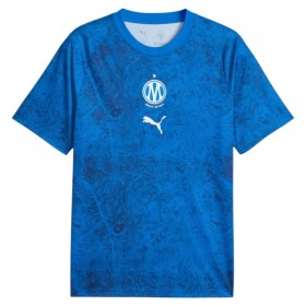 Olympique de Marseille Pre-Match Fotbollströjor 2026-27 Blå Kortärmad