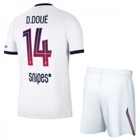 Paris Saint-Germain Desire Doue 14 Fotbollströjor Barn Borta tröja 2026-27 Kortärmad