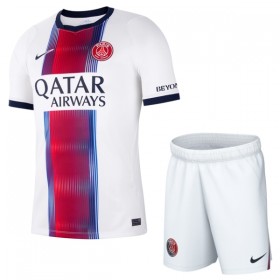 Paris Saint-Germain Desire Doue 14 Fotbollströjor Barn Borta tröja 2026-27 Kortärmad