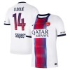 Paris Saint-Germain Desire Doue 14 Fotbollströjor Borta tröja 2026-27 Kortärmad