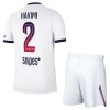 Paris Saint-Germain Hakimi 2 Fotbollströjor Barn Borta tröja 2026-27 Kortärmad