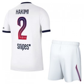 Paris Saint-Germain Hakimi 2 Fotbollströjor Barn Borta tröja 2026-27 Kortärmad