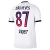 Paris Saint-Germain Joao Neves 87 Fotbollströjor Borta tröja 2026-27 Kortärmad