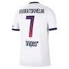 Paris Saint-Germain Kvaratskhelia 7 Fotbollströjor Borta tröja 2026-27 Kortärmad