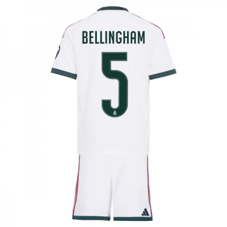 Real Madrid Bellingham 5 Fotbollströjor Barn Hemma tröja 2026-27 Kortärmad