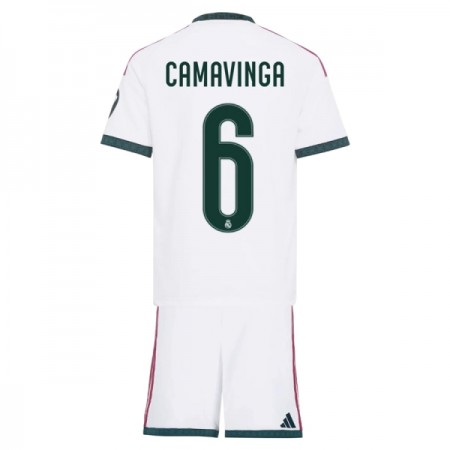 Real Madrid Camavinga 6 Fotbollströjor Barn Hemma tröja 2026-27 Kortärmad