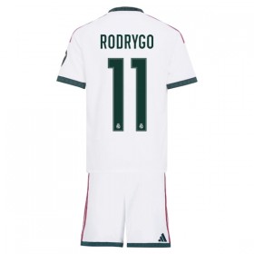 Real Madrid Rodrygo 11 Fotbollströjor Barn Hemma tröja 2026-27 Kortärmad