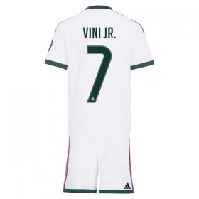 Real Madrid Vini JR 7 Fotbollströjor Barn Hemma tröja 2026-27 Kortärmad