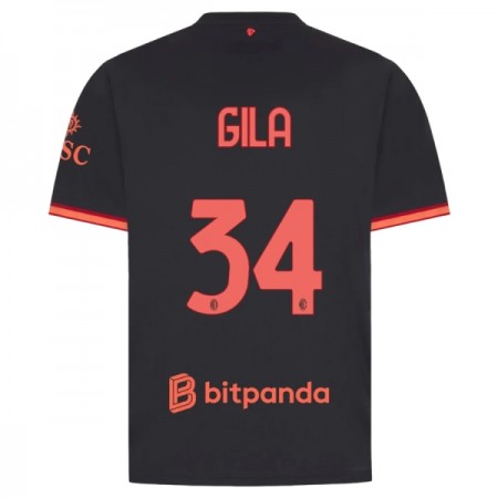 AC Milan Gila 34 Fotbollströjor Tredje tröja 2026-27 Kortärmad