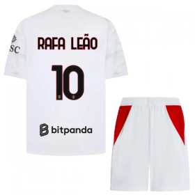 AC Milan Rafael Leao 10 Fotbollströjor Barn Borta tröja 2026-27 Kortärmad