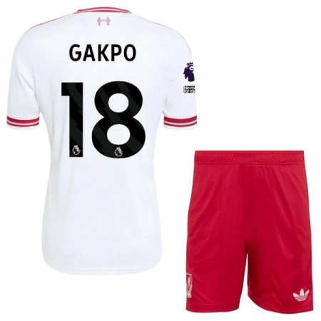 Liverpool Gakpo 18 Fotbollströjor Barn Borta tröja 2026-27 Kortärmad
