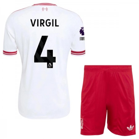 Liverpool Virgil 4 Fotbollströjor Barn Borta tröja 2026-27 Kortärmad