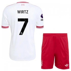 Liverpool Wirtz 7 Fotbollströjor Barn Borta tröja 2026-27 Kortärmad