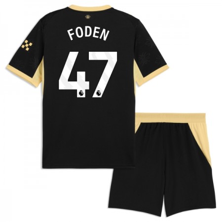 Manchester City Foden 47 Fotbollströjor Barn Borta tröja 2026-27 Kortärmad