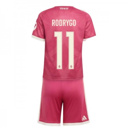 Real Madrid Rodrygo 11 Fotbollströjor Barn Tredje tröja 2026-27 Kortärmad