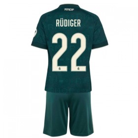 Real Madrid Rudiger 22 Fotbollströjor Barn Borta tröja 2026-27 Kortärmad
