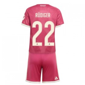 Real Madrid Rudiger 22 Fotbollströjor Barn Tredje tröja 2026-27 Kortärmad
