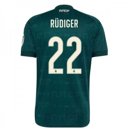 Real Madrid Rudiger 22 Fotbollströjor Borta tröja 2026-27 Kortärmad