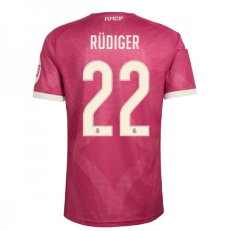 Real Madrid Rudiger 22 Fotbollströjor Tredje tröja 2026-27 Kortärmad
